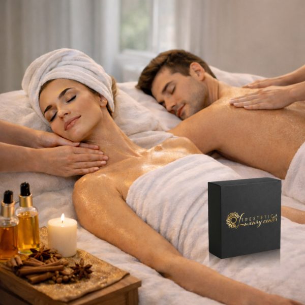 Massaggio Luxury Viso, Collo e Schiena - Golden Warm Ritual